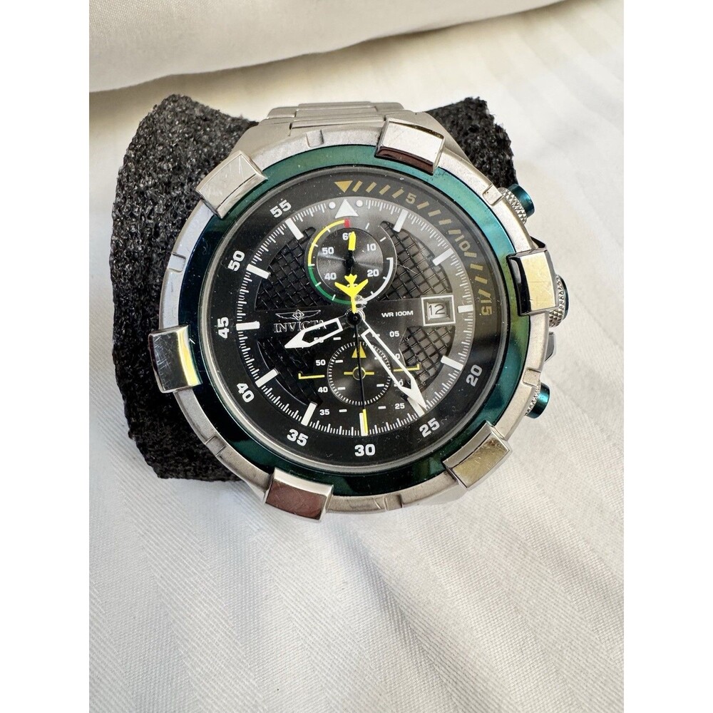 Invicta 28113 Aviator Bolt Flight Series Men's 50mm Stainless Chronograph Watch